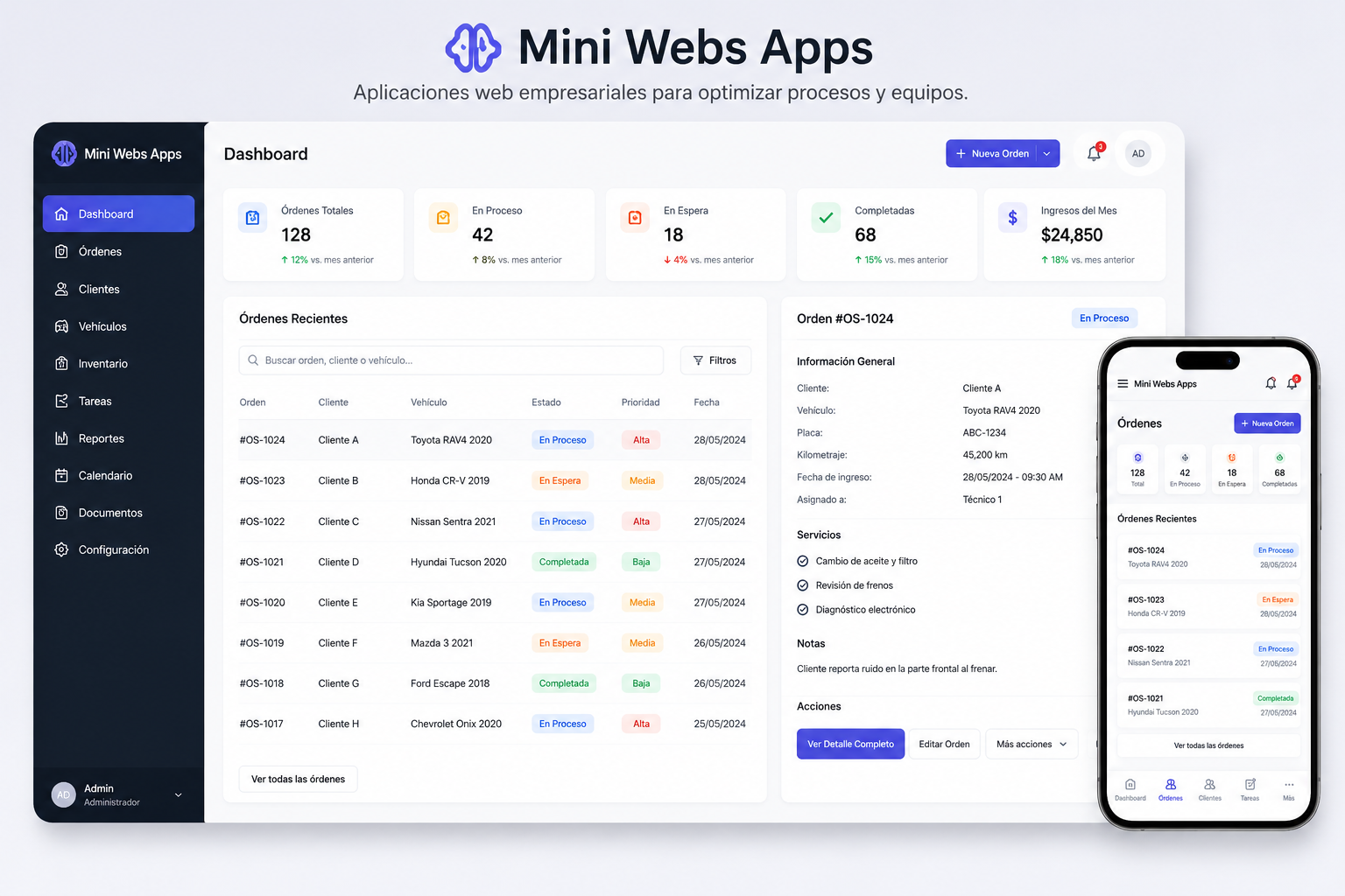 Mini Webs Apps